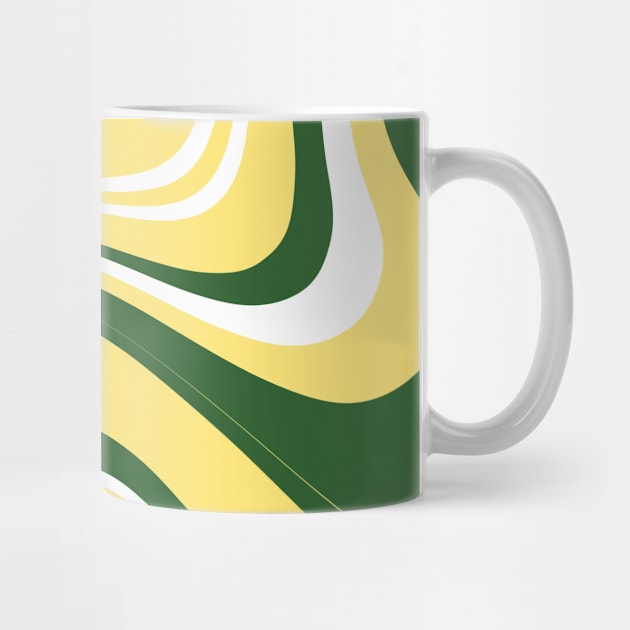 Green Yellow Colors Marble Pattern Swirl Design Abstract Art Background by anijnas